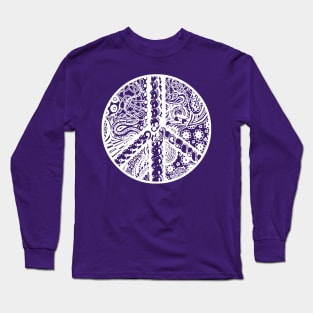 Circle of Peace Aussie Tangle White - See Description Note for Colour Options Long Sleeve T-Shirt